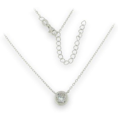 Collana Domar Gioielli Donna Collana argento 925 punto luce in Argento Cubic Zirconia NZA087780 - NZA087780